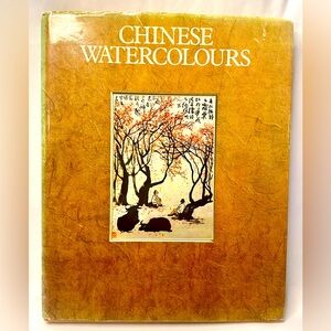Chinese Watercolours 1980 Illustrated Josef Hejzlar Hardcover Book Dustjacket